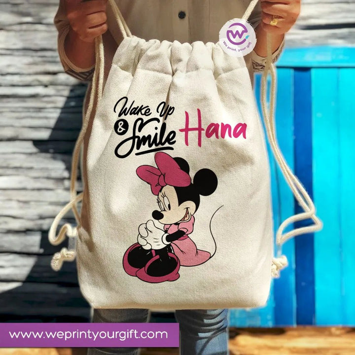 Drawstring Bag -Minnie Mouse - WE PRINT