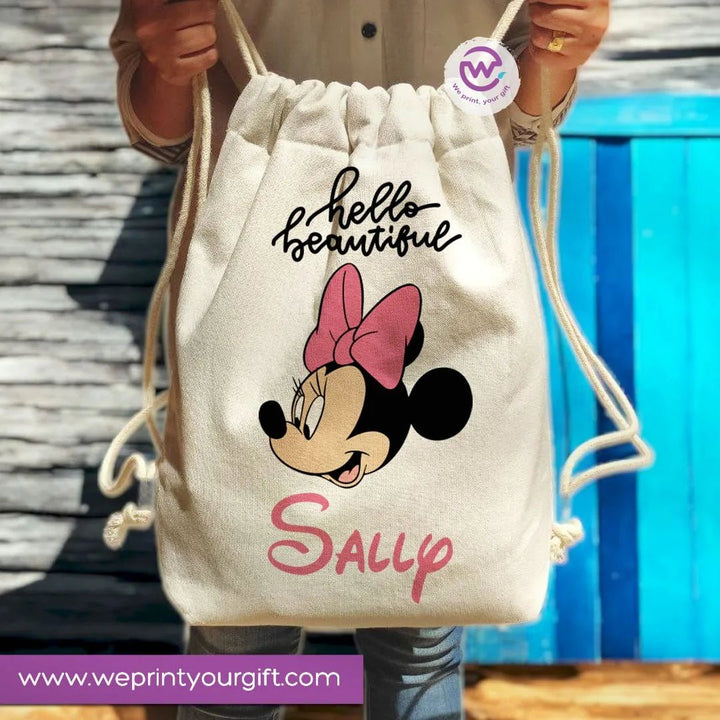 Drawstring Bag -Minnie Mouse - WE PRINT