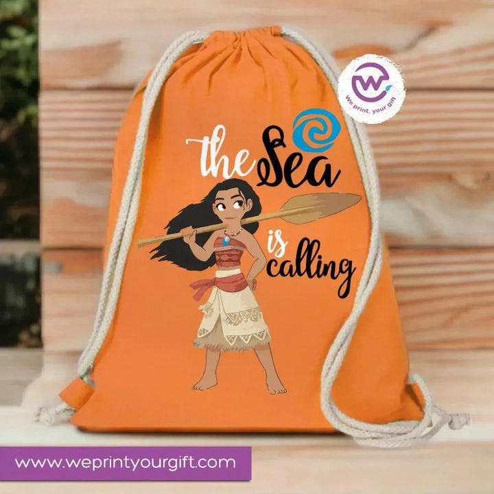 Drawstring Bag - Moana - WE PRINT