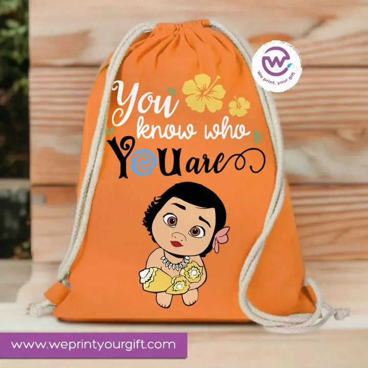 Drawstring Bag - Moana - WE PRINT