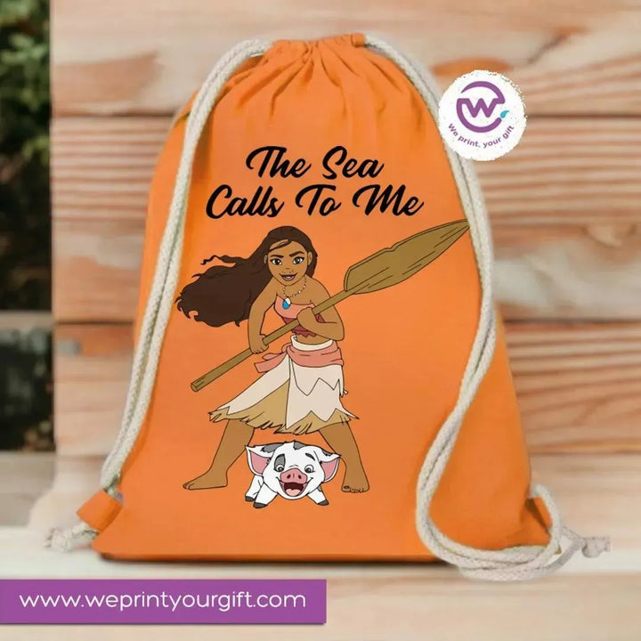 Drawstring Bag - Moana - WE PRINT