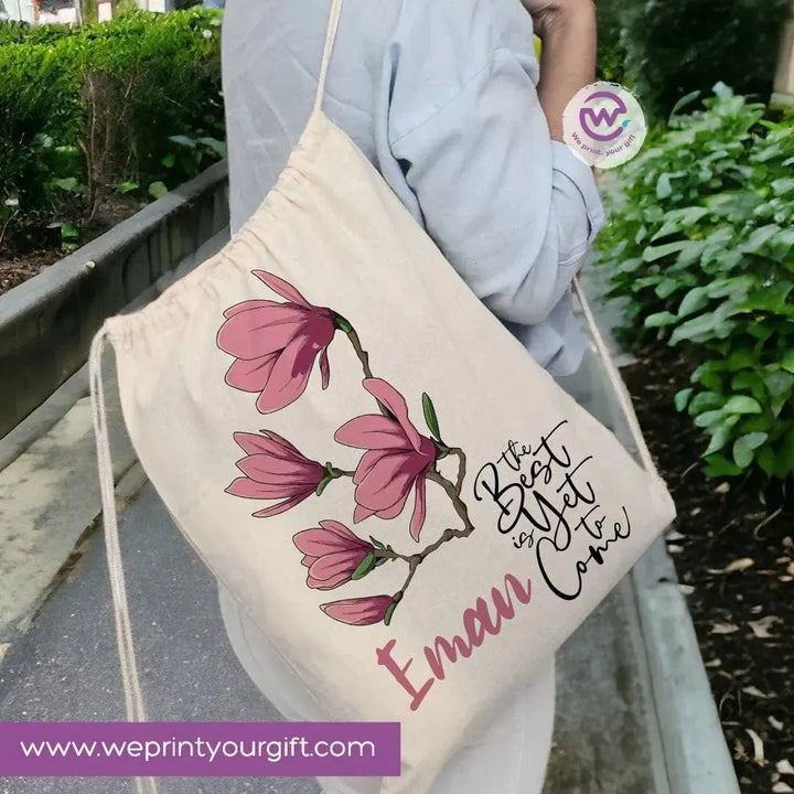 Drawstring Bag - Names-A - WE PRINT