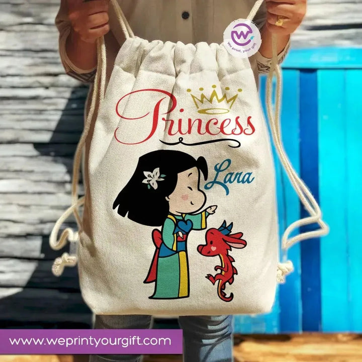 Drawstring Bag -princess - WE PRINT