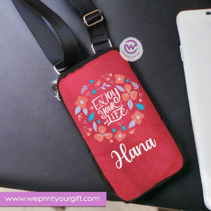 Fabric Mobile Cover - Motivational quotes -B - WE PRINT