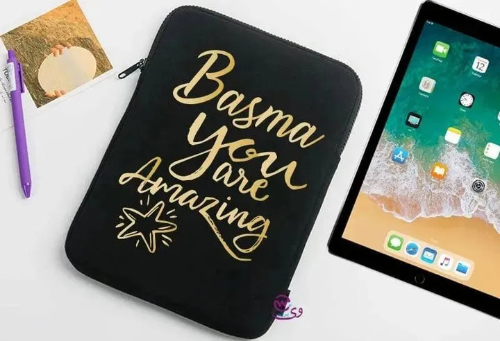 Fabric Tablet Covers -Motivation-B - WE PRINT