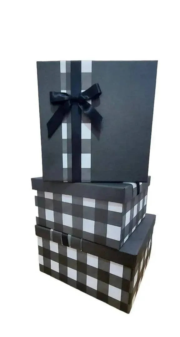 Gift Box - Black checks - WE PRINT