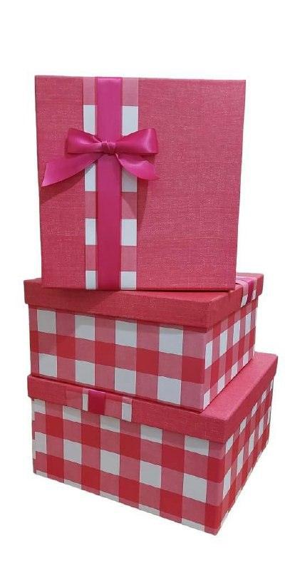 Gift Box - Red checks - weprint.yourgift