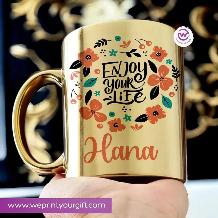 Mirror Ceramic Mug -Motivational quotes-A - WE PRINT