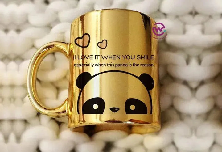 Mirror Ceramic Mug - panda - WE PRINT