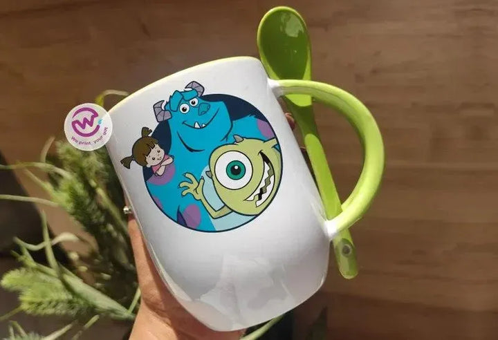 Mug-With Spoon - Monster Inc-A - WE PRINT