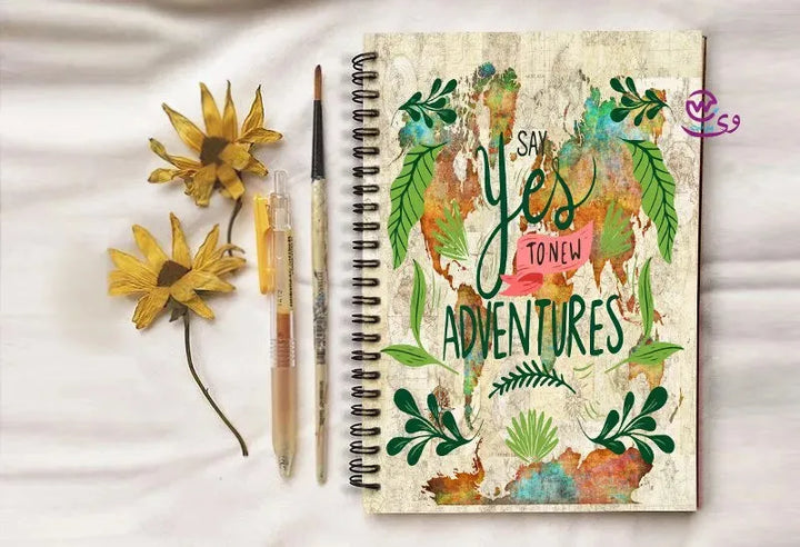 Notebook - A5 Size - Adventures - WE PRINT