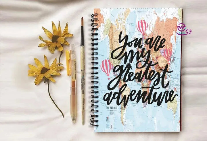 Notebook - A5 Size - Adventures - WE PRINT