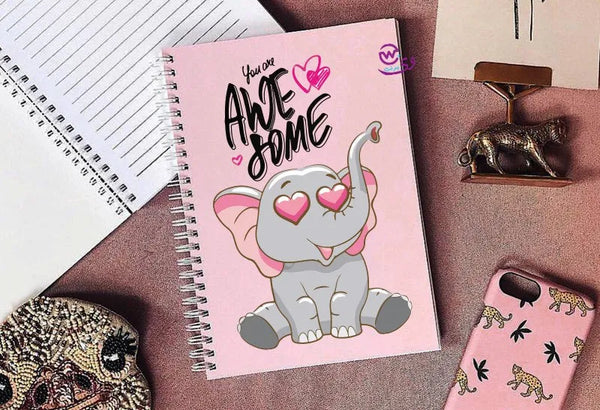 Notebook - A5 Size - Elephant - WE PRINT