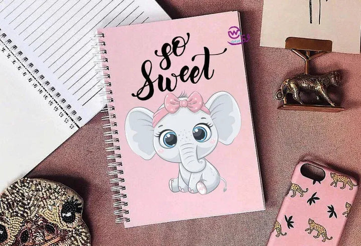 Notebook - A5 Size - Elephant - WE PRINT