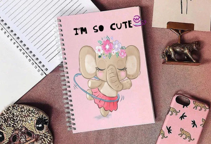 Notebook - A5 Size - Elephant - WE PRINT