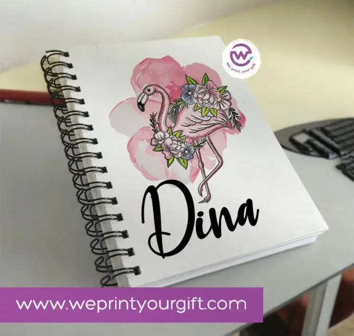 Notebook - A5 Size - Names Designs - WE PRINT