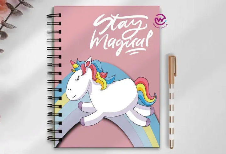 Notebook - A5 Size - Unicorn - WE PRINT