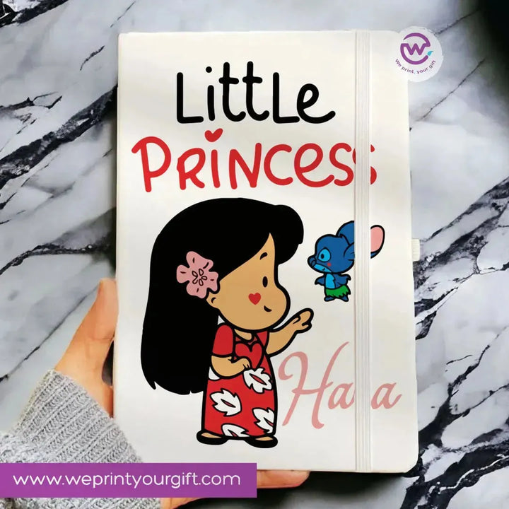 Notebook with Elastic Band - Disney Princess - WE PRINT