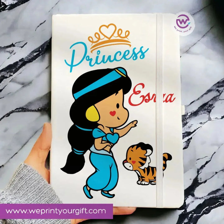 Notebook with Elastic Band - Disney Princess - WE PRINT