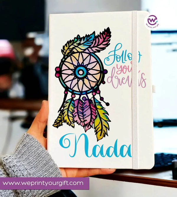 Notebook with Elastic Band - DREAM CATCHER - WE PRINT