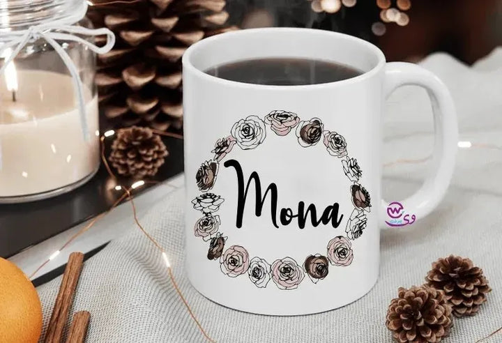 Personalized Custom Mug -Names-D - WE PRINT