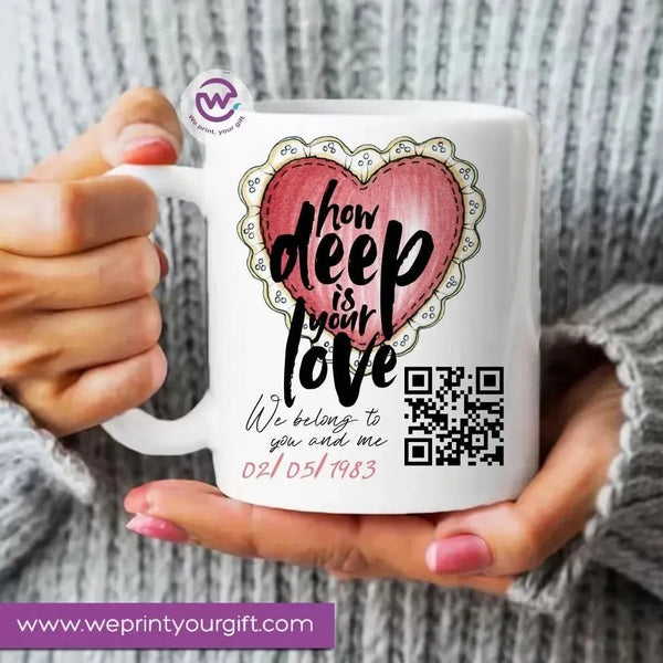 Personalized Custom Mugs -Valentine's Day -A - WE PRINT