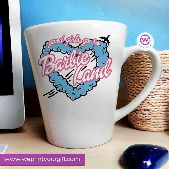 Personalized Mugs -Conical - Barbie - WE PRINT