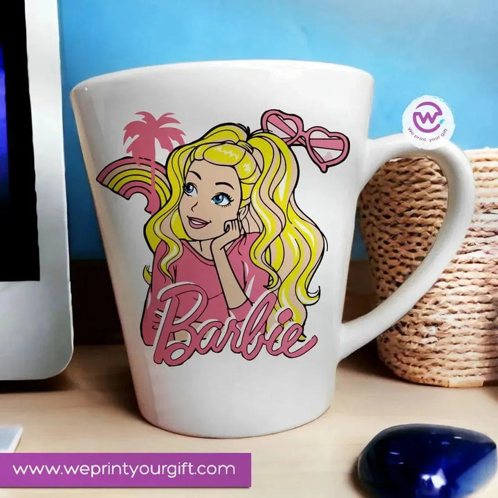 Personalized Mugs -Conical - Barbie - WE PRINT