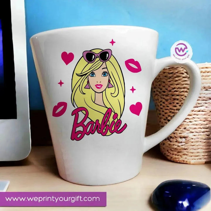 Personalized Mugs -Conical - Barbie - WE PRINT