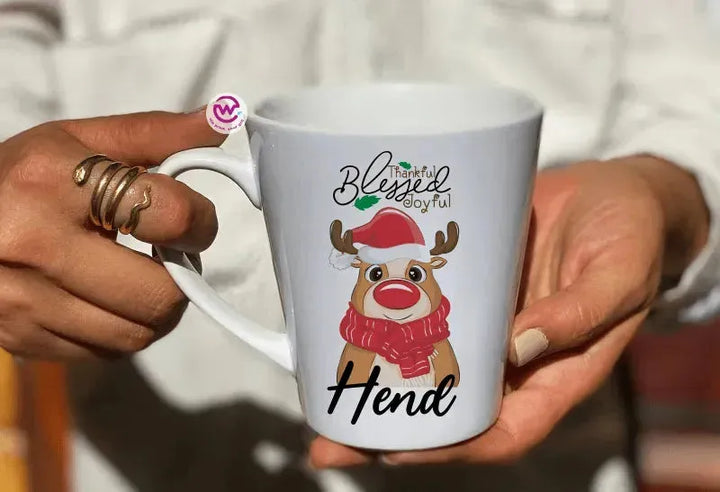 Personalized Mugs -Conical - Christmas Day - WE PRINT