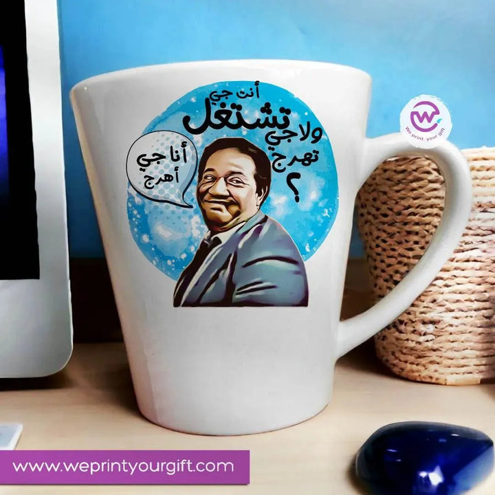 Personalized Mugs-Conical- Comic-A - WE PRINT