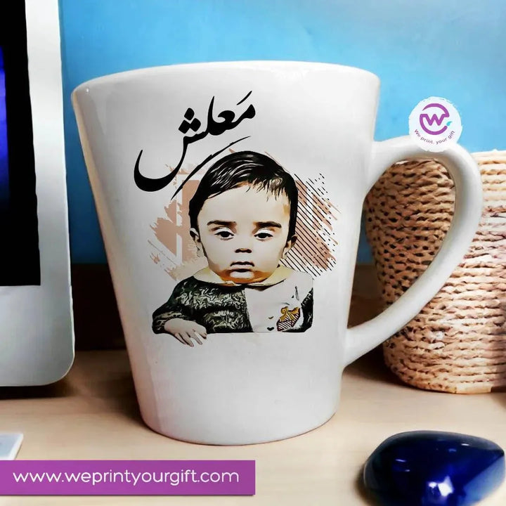 Personalized Mugs-Conical- Comic-A - WE PRINT