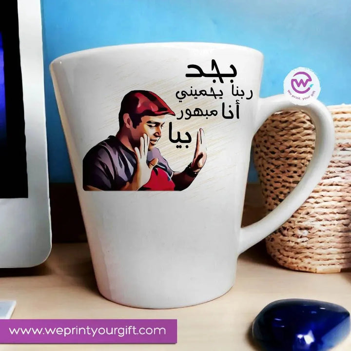 Personalized Mugs-Conical- Comic-A - WE PRINT