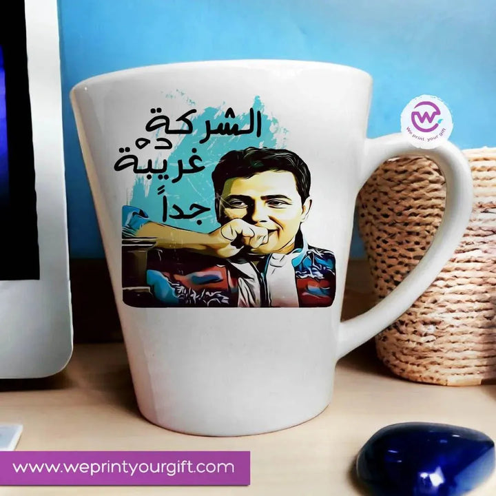 Personalized Mugs-Conical- Comic-A - WE PRINT