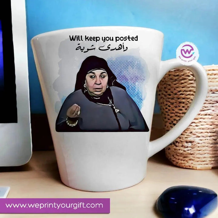 Personalized Mugs-Conical- Comic-A - WE PRINT