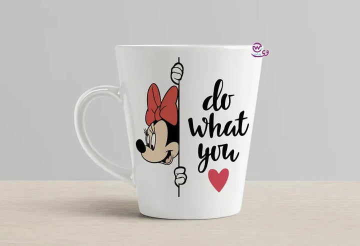 Personalized Mugs -Conical- Minnie mouse - WE PRINT