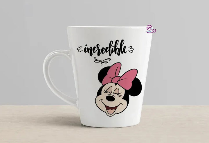 Personalized Mugs -Conical- Minnie mouse - WE PRINT