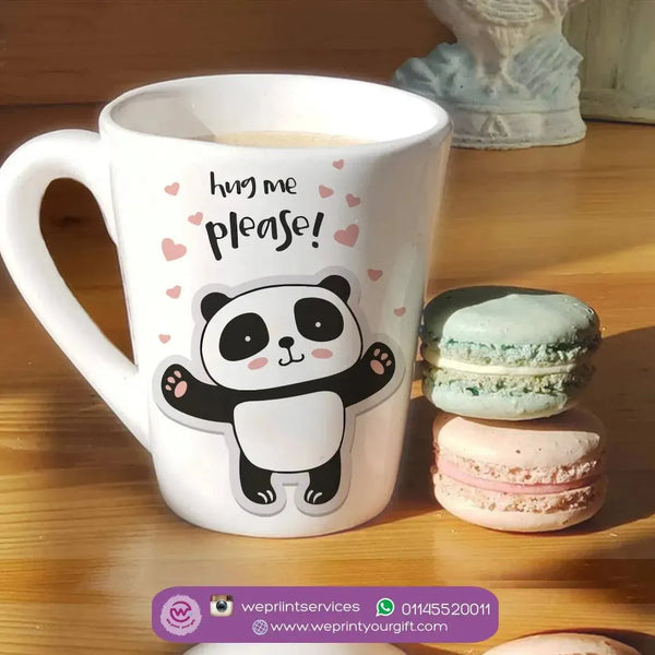 Personalized Mugs -Conical - Panda - WE PRINT