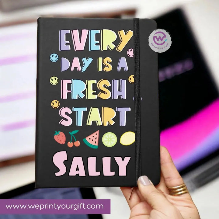 Notebook with Elastic Band - motivational - WE PRINT