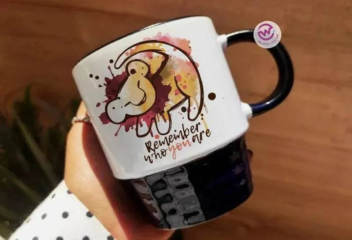 Ribbed Mug - Black - Lion King - WE PRINT