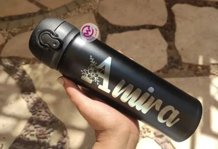 Thermal Mug With Lock ( Engrave ) - Names A - WE PRINT