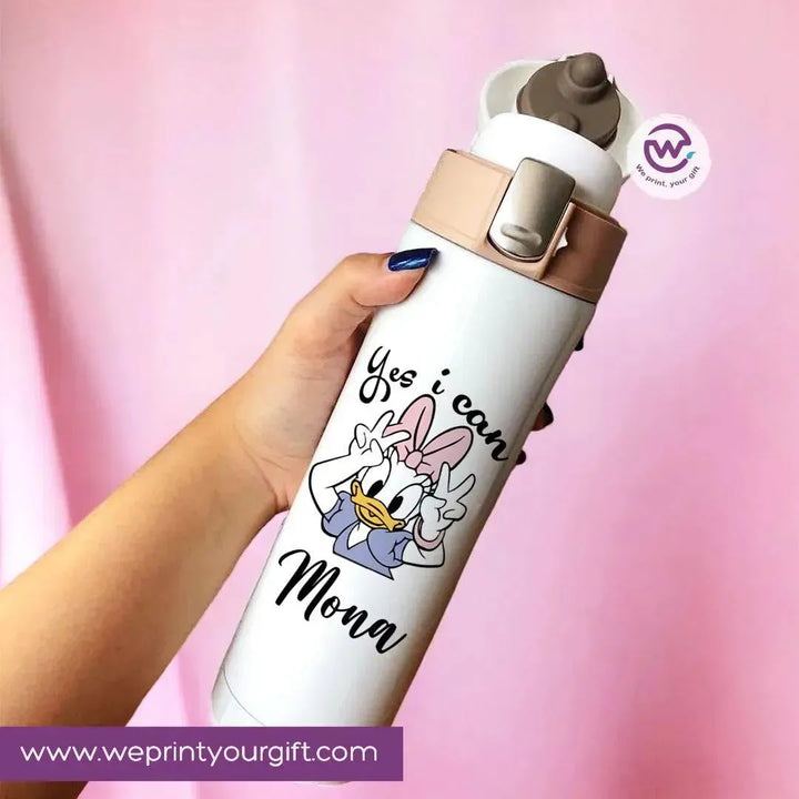 Thermal Mug with lock - Slim Shape - Daisy Duck - WE PRINT