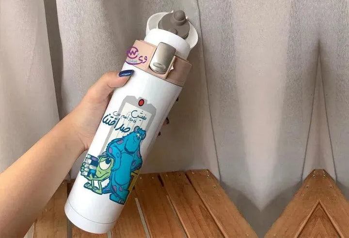 Thermal Mug with lock - Slim Shape -Monsters, Inc. - WE PRINT