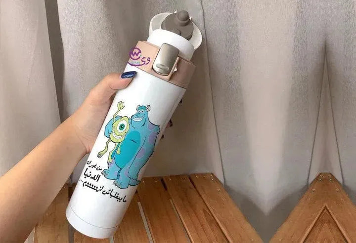 Thermal Mug with lock - Slim Shape -Monsters, Inc. - WE PRINT