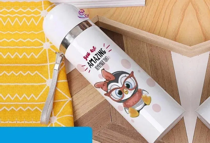 Thermal Portable Thermos -Owl - WE PRINT