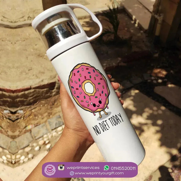 Thermal Thermos With Cup -Stainless Steel - Donuts - WE PRINT