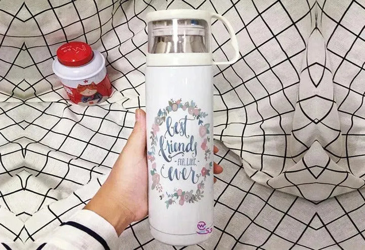 Thermal Thermos With Cup -Stainless Steel - Friends - WE PRINT