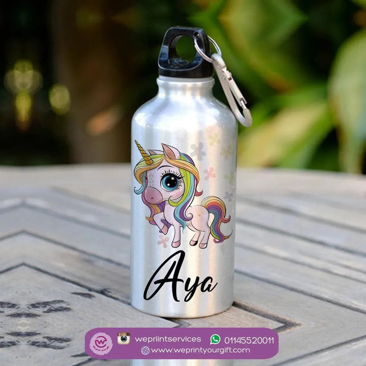 Water Bottle flask-Aluminium -kawaii-A - WE PRINT