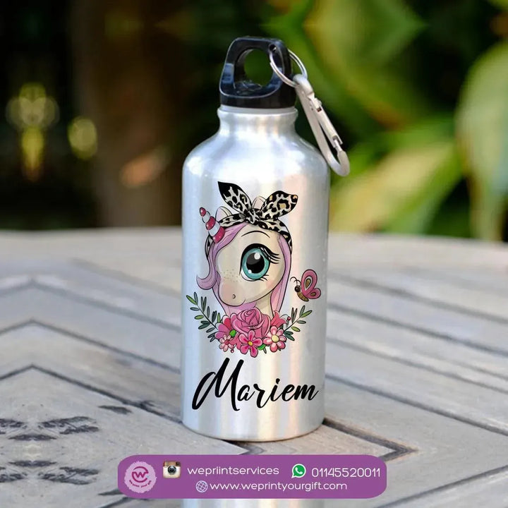 Water Bottle flask-Aluminium -kawaii-A - WE PRINT