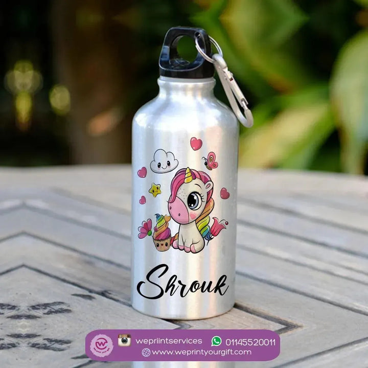 Water Bottle flask-Aluminium -kawaii-A - WE PRINT